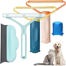 Unbranded 4x Pet Hair Removal Tool for Furniture, Reusable Cat Dog Hair Remover Furniture