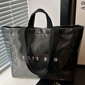 Fashion Women Tote Bag, Large Capacity Handbagfor Women, Casual Trendy Versatile High-quality Daily Commuting Bag, GirlFashionable Shopping Bag:_black