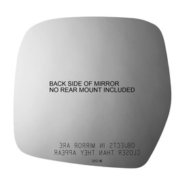 Fits 98-07 LX470, Right Passenger Side, Convex Mirror Glass Lens (DirectFits -Over For Auto-Dimming Mirror, Mirror Does not Auto-Dim), Comes with Adhesive, USA