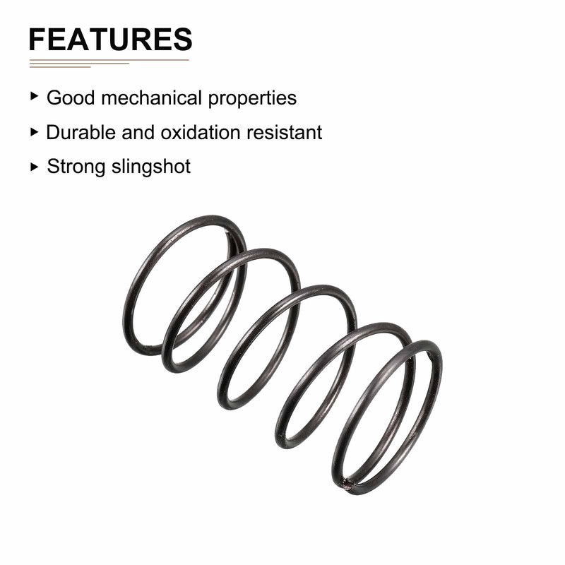 DTGN 1.2x18x30mm(DxODxL) Compression Spring - 10Pack - Good for Machinery