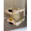 The Amazing Flameless Candle Pillar Carved Ivory 4" LED with