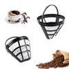 Byffoer 2-Pack Reusable Plastic Coffee Filter, 100 Mesh Basket for