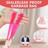 Trash bags, 4 Gallon Trash Bags Drawstring, Colorful & Portable