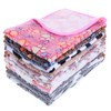 12 Pcs Dog Blanket Pet Paw Print Fleece Blanket Cat