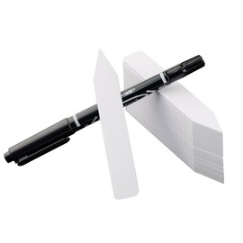 KINGSUPER 150 Pcs Plant Labels 4 Inch Plastic Plant Name Tags Garden Labels Markers Nursery Plant Tags with Marking Pen for Outdoor Garden