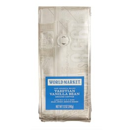 World Market Tahitian Vanilla Bean Light Roast Ground Coffee 12 Oz.