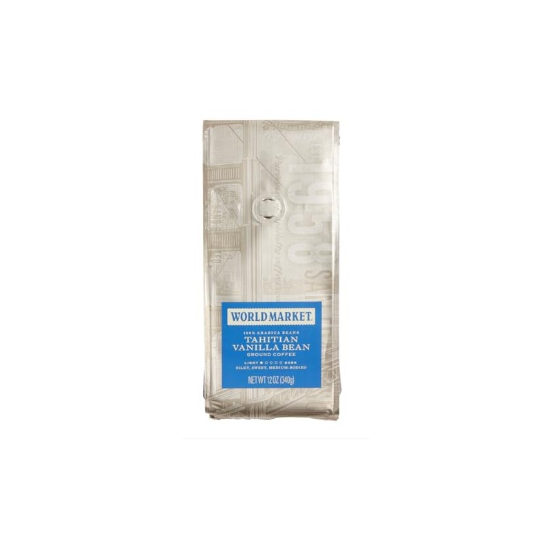 World Market Tahitian Vanilla Bean Light Roast Ground Coffee 12