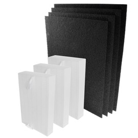 HQRP HPA300 Kit 3x HEPA Filters w/ 4x Activated Carbon Pre Filters compatible with Honeywell HPA300, HA300, HPA304, HPA8350, HPA3300, HPA5300, HPA5350, Filter R HRF-R3 Replacement