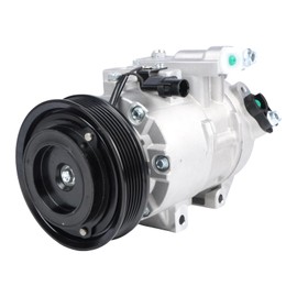 Otobaijeni 6PK 12V Automotive Air Conditioner Compressor 6SBU16C 97701-1D200 977011D200 97701-1D200AS Air Conditioning Compressor Clutch Assy for Kia Rondo/Carens AC Compressor Replacement Parts