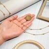 COGCHARGER 3.28 Feet 1M Clear Cubic Zirconia Heart Link Chains