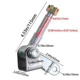 REBEKAMODS Go Kart Steering Spindle Bracket Set, Spindle Set Cart Steering Knuckle Axle Wheel Strut for Go Cart ATV Buggy Quad