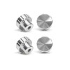 WeatherTech 4-Pack of Solid Billet Aluminum Knobs for CupFone -