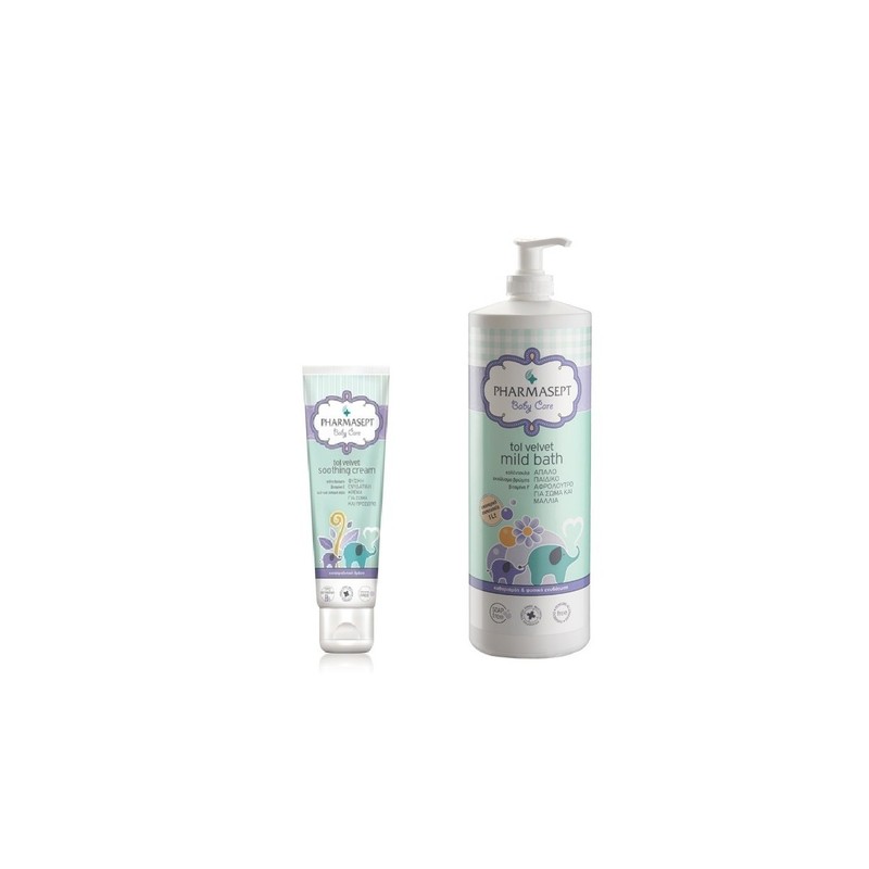 Pharmasept Tol Velvet Soothing Cream 150ml Tol Velvet Mild Bath