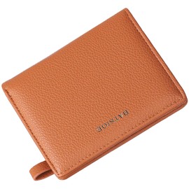 RRANCharltu Women's Small Leather Purse, Short Women's Mini Purse with Zip, Coin Compartment, Wallet