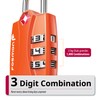 Fosmon TSA Approved Luggage Locks, 3 Digit Combination, 4 Pack