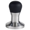 Rattleware Stainless Steel Round Tamper - Premium Ergonomic Grip, Perfect for Espresso Machines, Consistent Grounds Packing & Durable Design (Small - 55mm Dia)