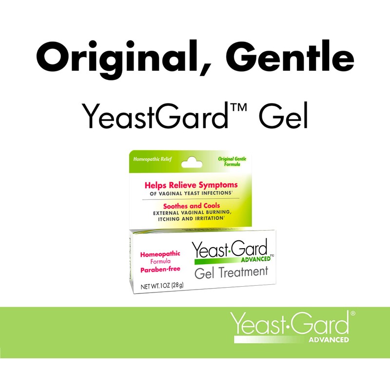 YeastGard Advanced Homeopathic Yeast Treatment Vaginal Gel -White 1 oz
