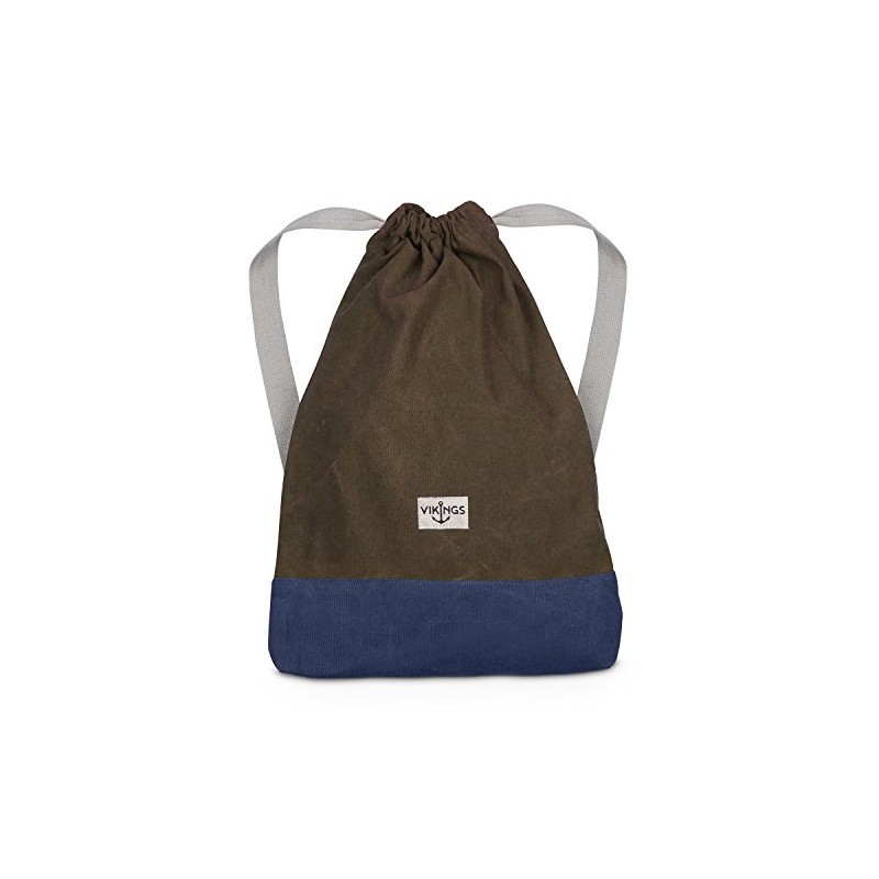 VIKINGS Backpack Gym Bag Cotton Canvas Bag Sport Women Men