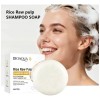 Shampoo En Barra Extracto De Arroz Limpieza Caspa Antifriz