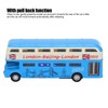 1:90 Children Double Layer Bus Toy Simulation Alloy Pull Back