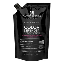 MARTHA DEBYALE HAIR TECH Color Defender Acondicionador Pouch. Color, con Jengibre de Awapuhi, 450 ml.                                                 