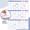 Wall Planner Undated - Large Three Monthly Dry Erase Reusable