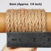 Tenn Well 6mm Jute Rope, 33 Feet Natural Craft Rope