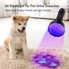 GLOSSDAY UV Flashlight Black Light, 100 LED Black Light Flashlight