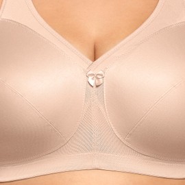 Glamorise Women's MagicLift Active Support Bra, Cafe, 42I