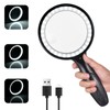 Magnifying Glass with Light, 30x 60x Magnifying Glass for Reading