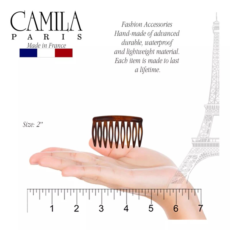 Camila Peineta De Pelo Francesa Camila Paris Cp2949, Talla Tortuga