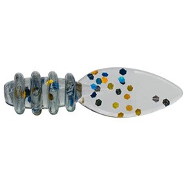 Eurotackle Micro Finesse Leech 0.75 inch Ice Fishing Micro Soft Plastic Lure (Bluegill Pro)