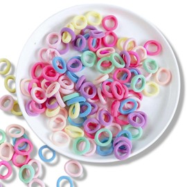 MUAH! Colorful Children's Hair Rubber Baby Hair Elastic Hair Band Small Kids Hair Accessories Girls Hair Ornaments Set of 100