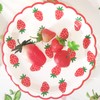 MaitianGuyou 80PCS Strawberry Party Tableware Set - 7 Inch Disposable