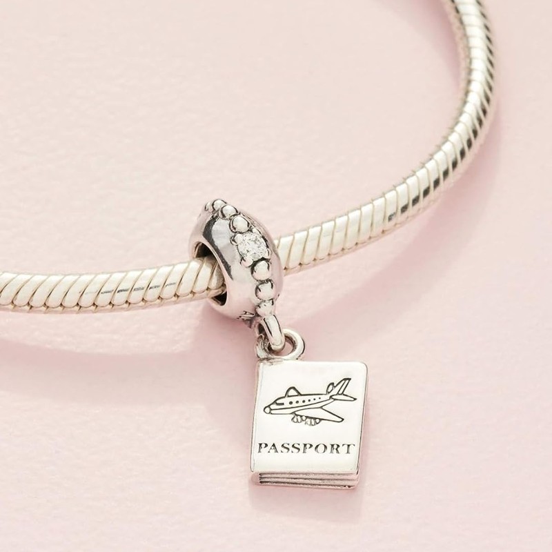 'Pandora's Travel Passport Dangle Charm