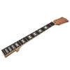 Wood Electric Guitar Neck 22Frets Rosewood Fingerboard with Trapezoidal Inlay