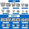 144PCS Hydraulic JIC 37 Degree and ORFS Flat Face Cap