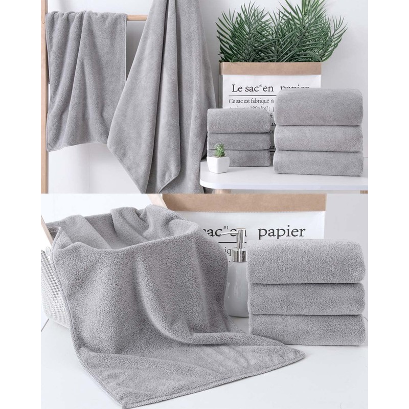 Lumimi Towels 2 Piece Very Soft Microfiber Bath Towel Set