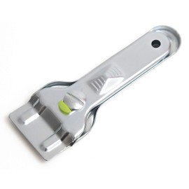 Fackelmann Glass Ceramic Scraper, Zinc