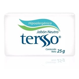 Tersso Jabón Neutro Tersso 25g 10 Piezas Amenidades Hotelero