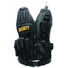 First Class Black Tactical Duty Vests Plain and with Security