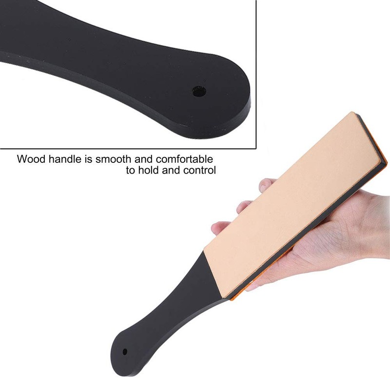 Razor Strop Belt, Manual Shaver Sharpening Board Double Size PU