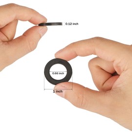 40 Pcs Garden Hose Washer, Hose Gasket Washers, Abrasion Resistant Silicone O-Rings, Leakproof Sealing Gaskets Rings, Fit All Standard 3/4" Garden Hose Fittings