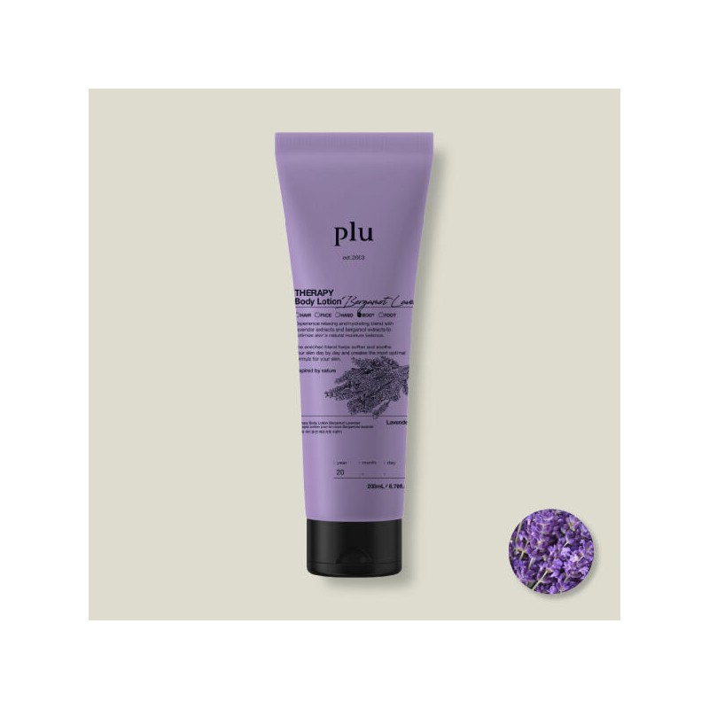 Flu [플루] 테라피 바디로션 200ml 3종 1택 [바질 유칼립투스] [PLU]