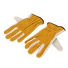Garden Cowhide Gloves Puncture Proof Wearproof Full Finger Leather Gloves