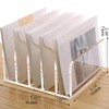Divider Stand, 5 Compartments, Notebook Stand, File Organizer, Acrylic, Document