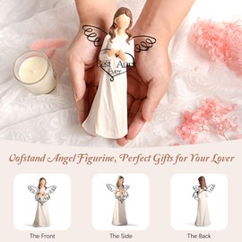 Vofstand Best Aunt Ever Gifts Figurines - Gifts for Aunt from Niece Nephew Aunt Birthday Gifts for Aunt Sculpted Hand-Painted Staute Birthday Christmas Thanksgiving Day Gifts for Auntie Unique