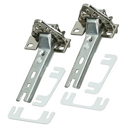 SPARES2GO Integrated Door Hinge for Bosch Fridge Freezer Hinge (Pair)