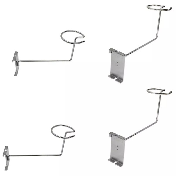 Unbranded 4Pc CHROME Hat Racks Wire Grid Wall Cap Slat