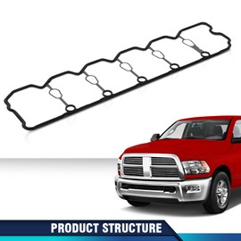 PIT66 Valve Cover Gasket Seal Pump Compatible with Dodge Ram 2500 3500 1998‑2002, Fit for Cummins 5.9L 24V 1998-2002 3942137, 3946169, 4939178, 3935878